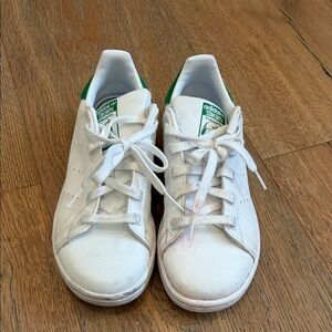 Adidas Stan Smith Kids White and Green Sneakers